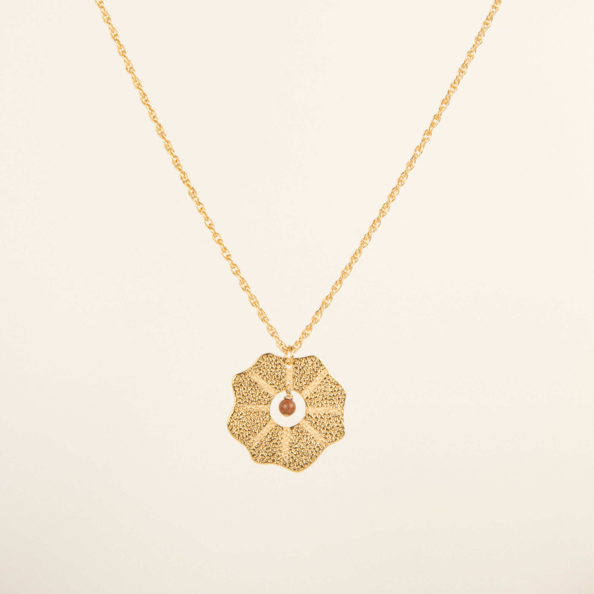 Collier chaine plaqué or avec pendentif perle exclusif personnalisable