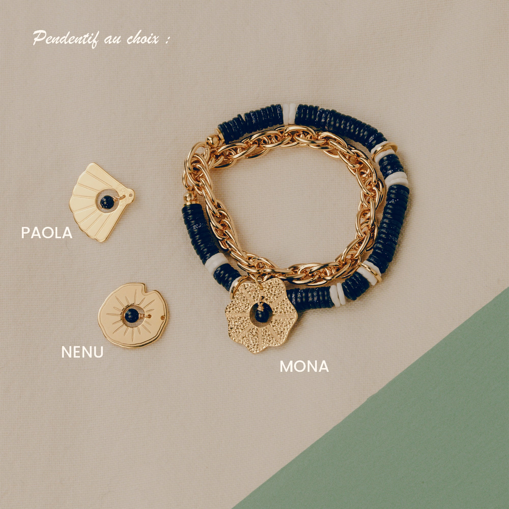 Bracelet sans fermoir double tour facile à vivre de LAURIE L. bijoux