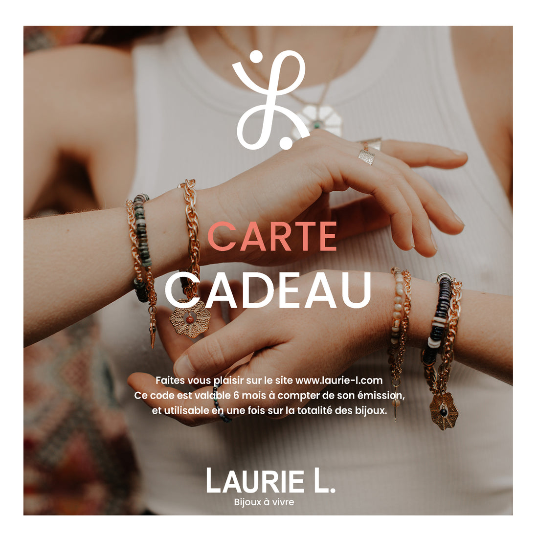 Carte cadeau somme personnalisable bijou