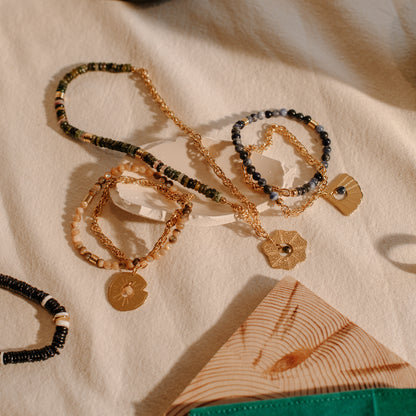 Bracelet sans fermoir double tour facile à vivre de LAURIE L. bijoux